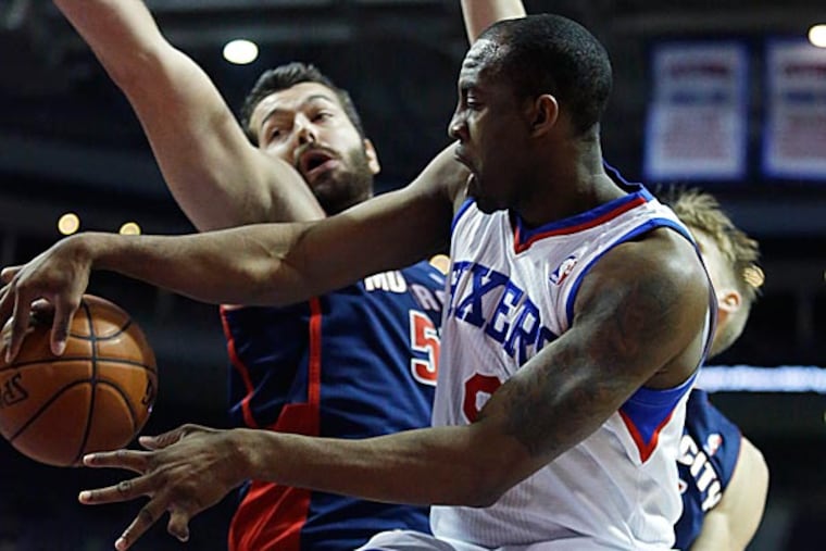 76ers guard James Anderson. (Duane Burleson/AP)