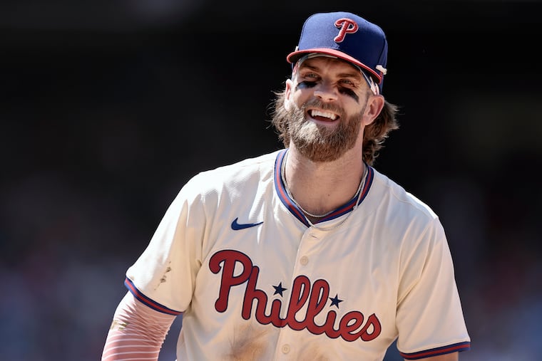 Bryce Harper grew up watching players in the All-Star Game wearing their own team uniforms. “That’s one thing that’s really cool to see everybody on the field wearing their own stuff."