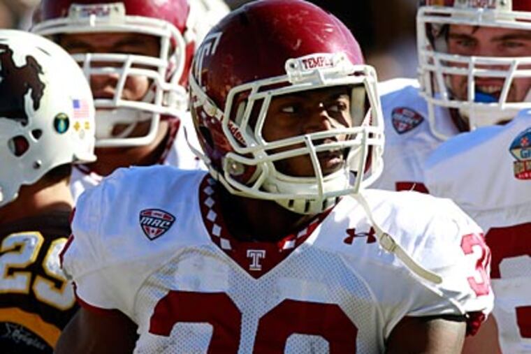 Temple running back Bernard Pierce will not return for his senior season. (David Swanson/Staff Photographer)