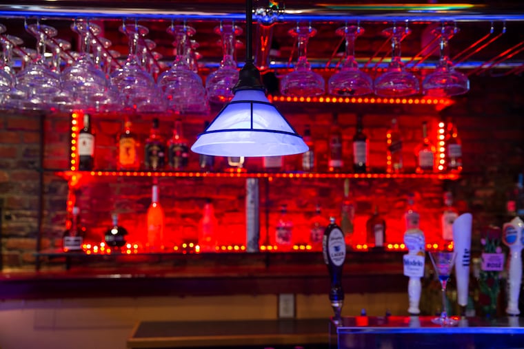 The second floor bar at Mixto Restaurante, featured during Dine Latino Restaurant Week in May, on April 24, 2021. A state legislator and some City Councilmembers want to allow bars to stay open until 4 a.m.