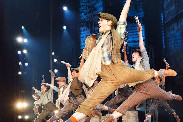 Newsies, a Disney Theatrical Production under the direction of Thomas Schumacher, music by Alan Menken, lyrics by Jack Feldman, book by Harvey Fierstein. Deen Van Meer / FOR THE DAILY NEWS
