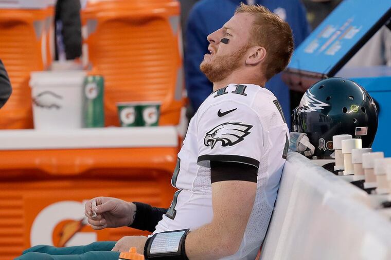 Eagles quarterback Carson Wentz.