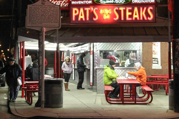 Pat's King of Steaks in South Philadelphia.