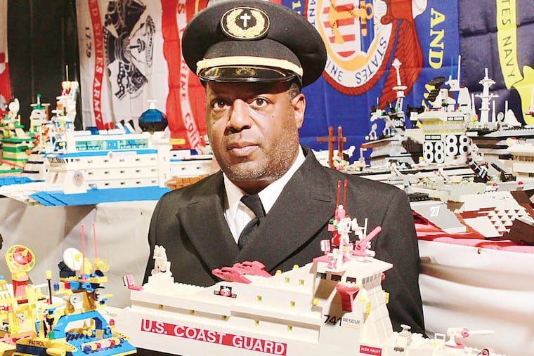 Teach Fleet, the world’s largest collection of Lego model ships (made by Wilbert McKinley, pictured), comes to the Independence Seaport Museum Saturday as part of Coast Day.