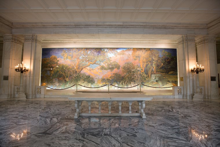The Dream Garden — a 15-foot by 49-foot mosaic mural inside the Curtis Building — is one of Ellen Yin's favorite places to clear her mind.
