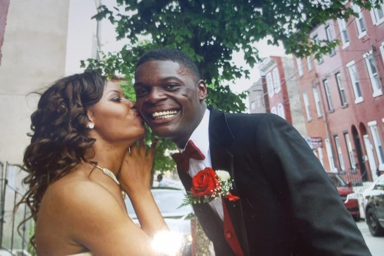 Ijah Ortiz and Rashid Young, seen here before their prom at Sankofa Freedom Academy Charter School, were best friends and inseparable since they were teenagers.
