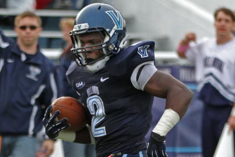 Villanova running back Kevin Monangai. (Michael Bryant/Staff file photo)
