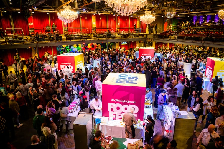 Crowds at the first Inquirer Food Festival, at the Fillmore on Nov. 15, 2025.