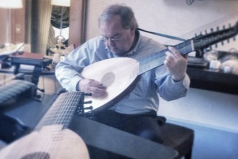 Mr. Roberts played the lute. 