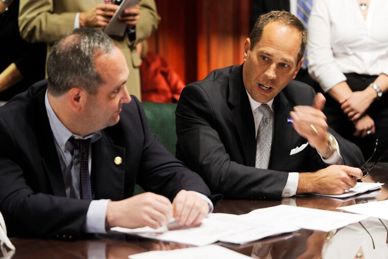 Former Sen. Chuck McIlhinney (R., Bucks) and Senate President Pro Tempore Joe Scarnati (R., Jefferson) were among the senators who took a European trip with "donors" after enacting sweeping legislation to expand wine sales in Pennsylvania.