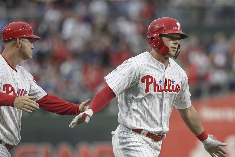 Rhys Hoskins has 14 homers this season. r