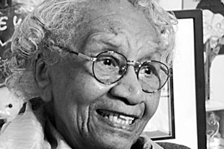 Willie Lassiter days before her 108th birthday in 2008. "She was always young at heart," a niece said. CLEM MURRAY / Staff Photographer