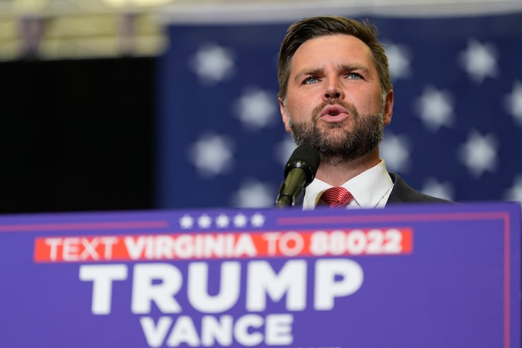Ohio Sen. JD Vance, former President Donald Trump's running mate, is holding a campaign event in South Philly Tuesday.