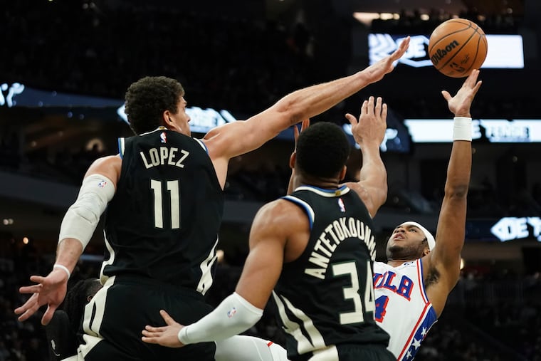 The undermanned Sixers ran out of gas against Brook Lopez, Giannis Antetokounmpo, and the Bucks.