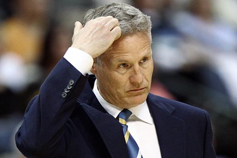 Sixers head coach Brett Brown. (Mike Brown/AP)