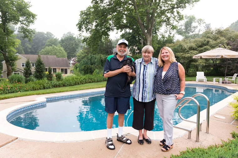 Richard (left) and June (center) Kasher of Villanova are excited to sell their home and live on the western coast of Florida year-round with help from their Realtor Pamela Owsik (right).