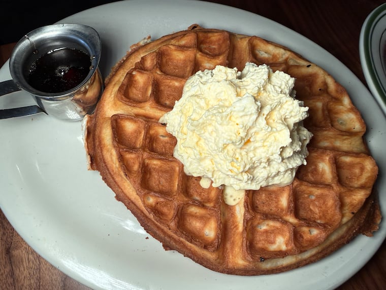 The bibingka waffle at Manaong, 1833 Fairmount Ave.