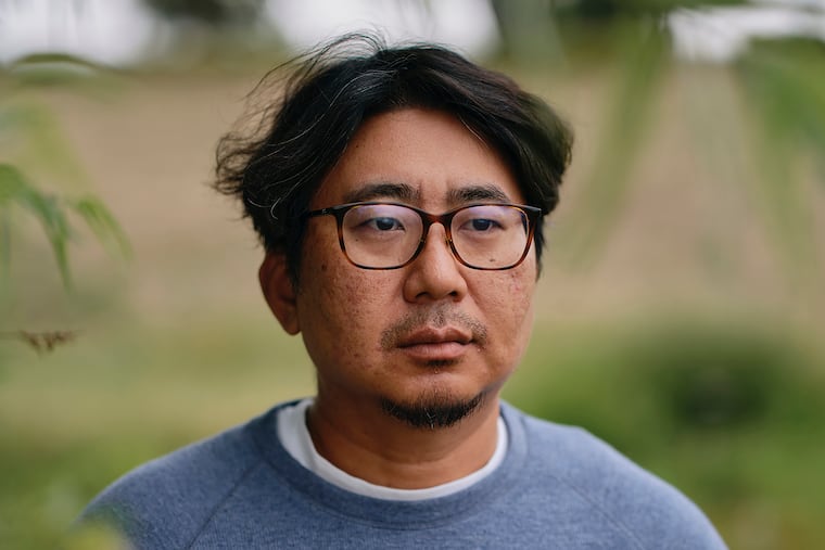 Sunguk Moon, a founder and the chief executive of the social media site Blind, at a park in Irvine, Calif., May 17, 2026. “The whole mood has changed,” he said. “It went from personal career planning to mass anxiety."