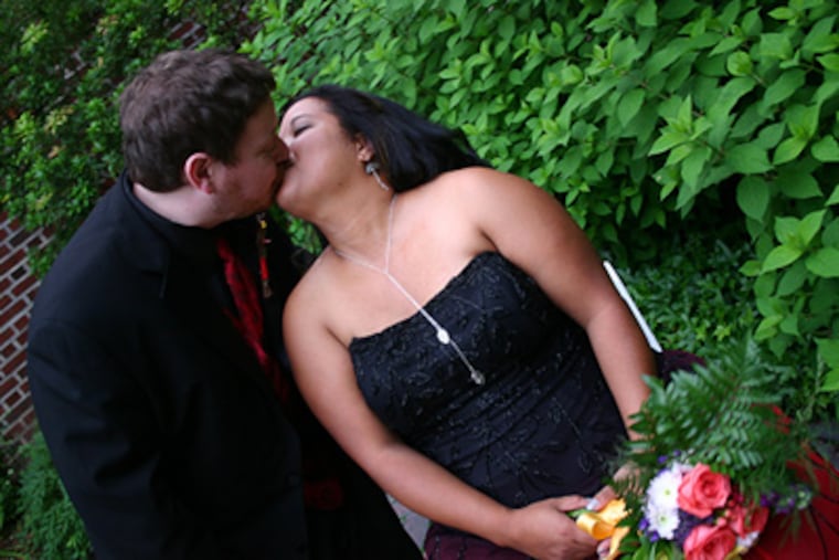 Alx Block and Lula Jones were married June 7, 2009 in Philadelphia. (Michelle Baffuto Photography)