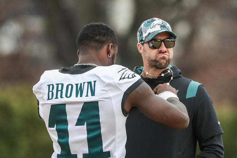 Kevin Patullo will take over as the Eagles offensive coordinator next season.