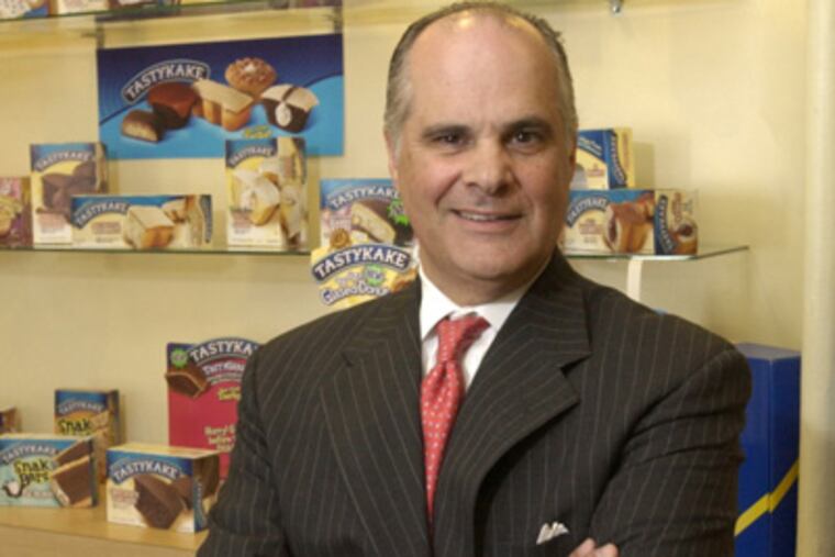 Tasty Baking CEO Charles Pizzi, whose company was acquired by Georgia-based Flowers Food yesterday. (file photo)