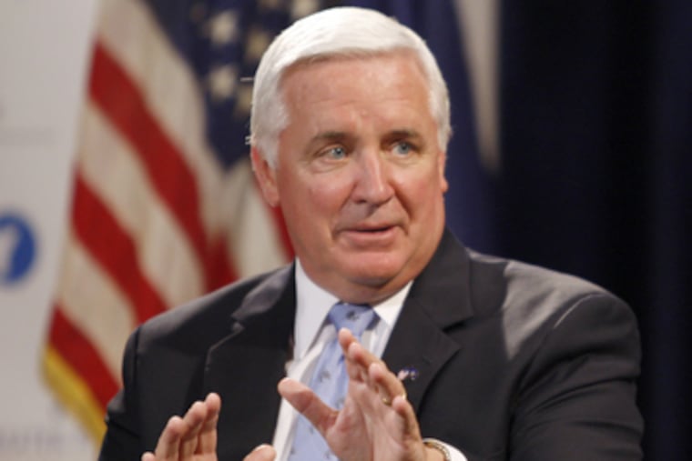 A second round of state spending cuts are expected Tuesday in Gov. Corbett's annual budget address. (David Maialetti / Staff Photographer)