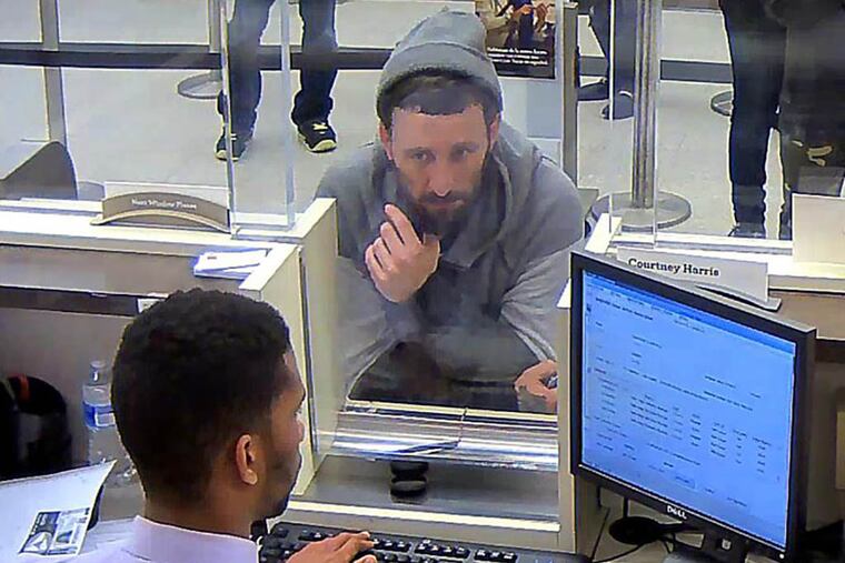 Video surveillance captured this (unfortunately for him) crystal-clear image of robbery suspect
Frederick Joseph Jones Jr.