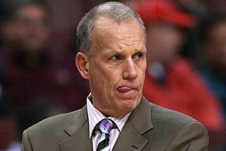 Doug Collins and the Sixers go up against the Heat Friday night in Miami. (Yong Kim/Staff Photographer)