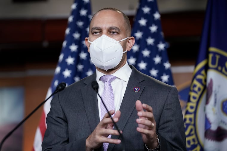 House Democratic Caucus Chairman Hakeem Jeffries, D-N.Y., said he was “110% confident” that the coronavirus relief bill would be approved.