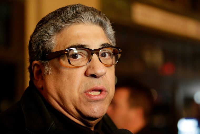 Vincent Pastore, arrives at the Asbury Park Conventional Hall during red carpet arrivals prior to the New Jersey Hall of Fame inductions, Thursday, Nov. 13, 2014, in Asbury Park, N.J.