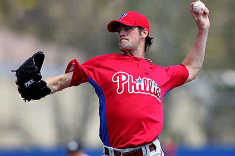 Cole Hamels' struggles this string have been a minor concern compared to past years. (David Swanson/Staff file photo)