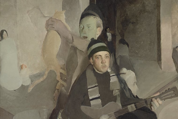 Detail from Edwin Walter Dickinson’s “Interior” (1916), at the Philadelphia Museum of Art