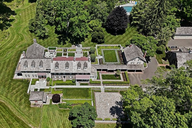 The Upper Makefield estate is listed for $18.8 million.