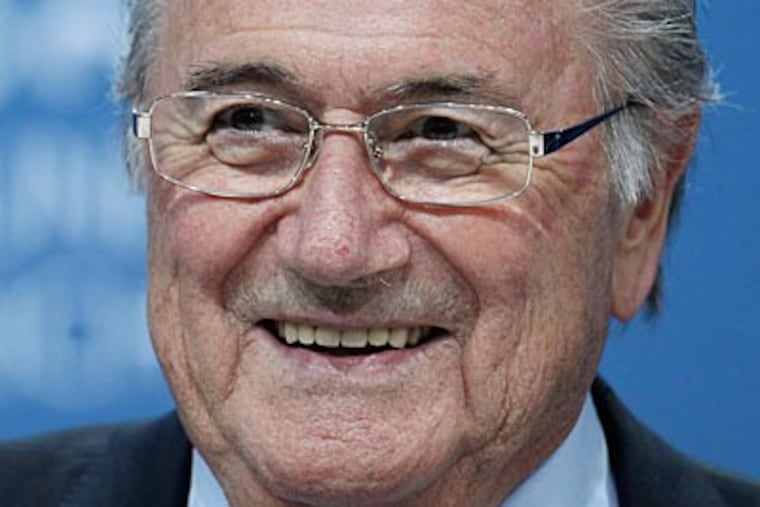 FIFA president Joseph Blatter has presided over the Swiss-based organization since 1998. (Michael Probst/AP Photo)