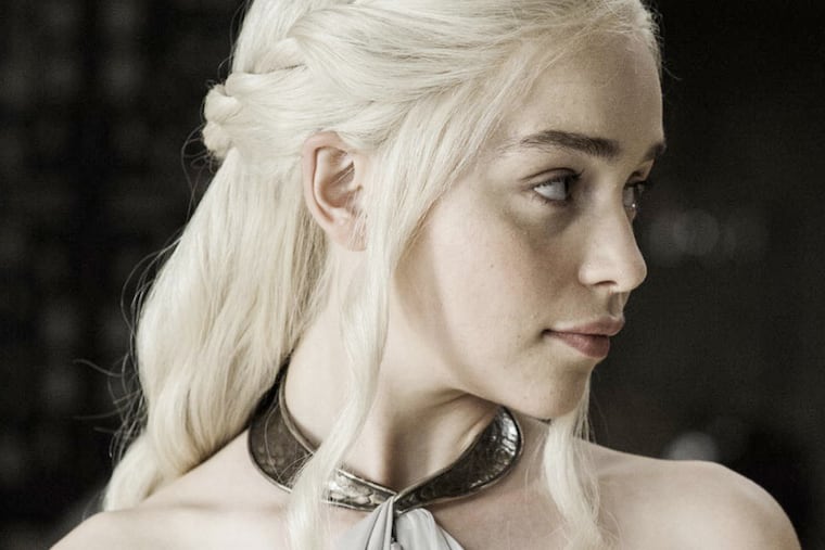Emilia Clarke in "Game of Thrones." (HELEN SLOAN / HBO)