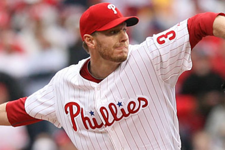Roy Halladay pitched only the second no-hitter in postseason baseball history. (Yong Kim/Staff Photographer)