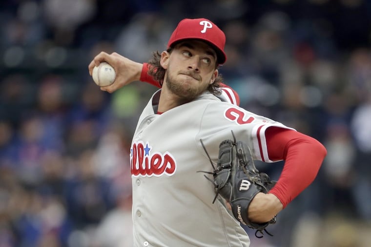 Aaron Nola is set to pitch against the Reds tonight.