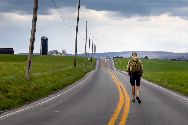 Author Neil King Jr.'s walked 330 miles, through D.C., Maryland, Pennsylvania, New Jersey and New York's Central Park.