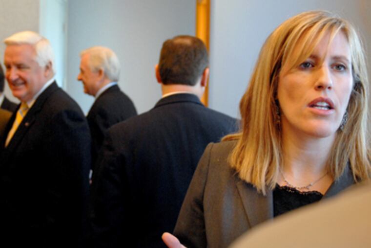 Deborah Gramiccioni, head of New Jersey's Authorities Unit, is in charge of the attorneys who check meeting minutes of boards, commissions, and authorities for inappropriate spending. (Tom Gralish / Staff Photographer)