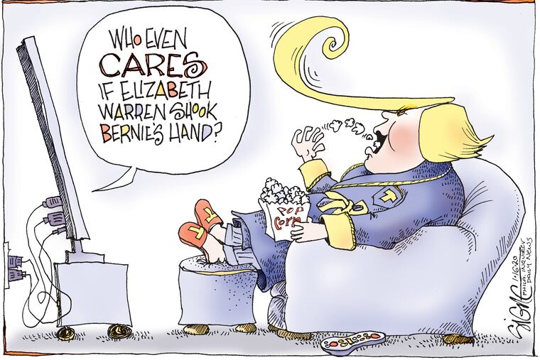 The handshake that rocked the debate.