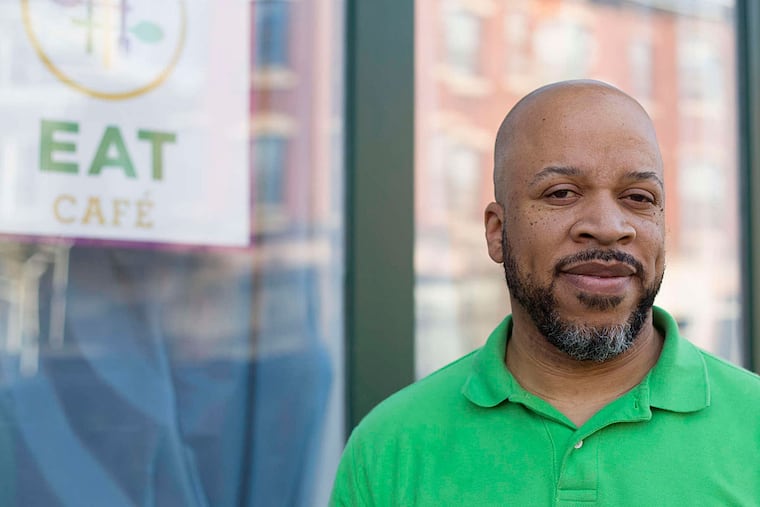 Donnell Jones-Craven, chef and general manager of EAT Cafe, says he expects it to open in June. The intimate Lancaster Avenue cafe will operate on a suggested pricing menu and will host artistic endeavors.