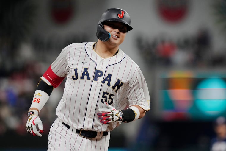 Japanese third baseman Munetaka Murakami was posted to MLB and is a free agent this winter.