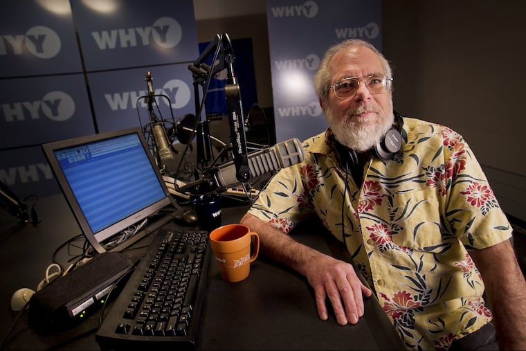 Mike McGrath at WHYY's studios in 2014.