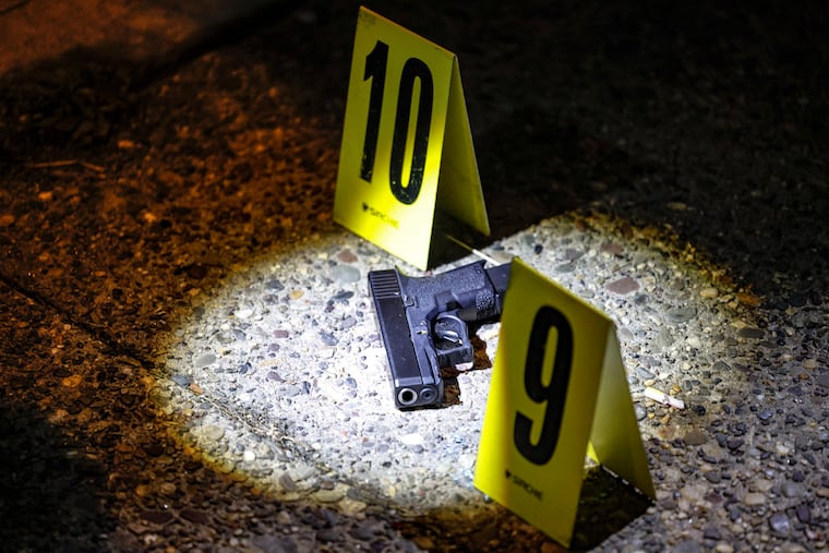 On the scene at 29th and Clearfield where man was shot and scooped to the hospital by police on Dec. 7, 2023. Five years ago, what had once been intermittent became incessant, write Jessica Beard and Elinore Kaufman, police cars arriving at hospital doors, with patient after patient who’d been shot.