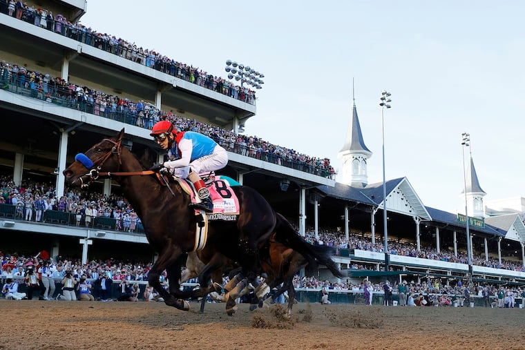 Medina Spirit, with John Velazquez in the saddle, won the 147th running of the Kentucky Derby on May 1 but failed an initial drug test following the race.