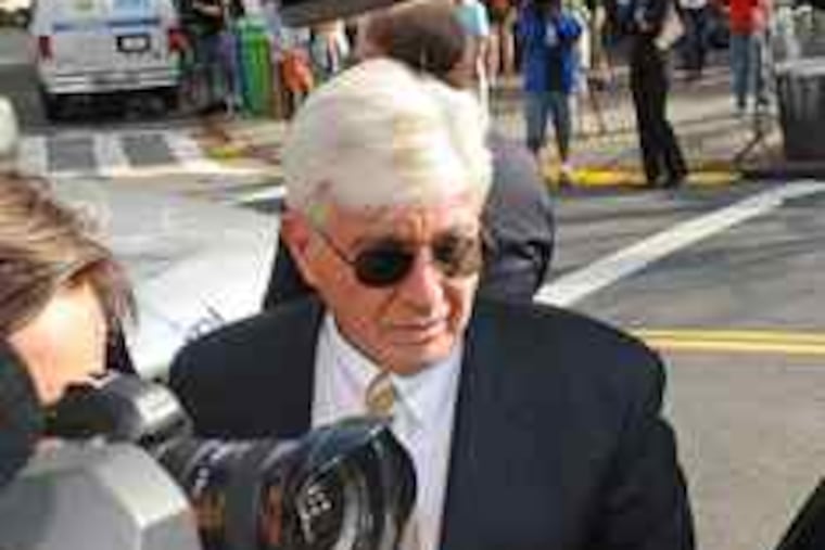 Ira Sorkin, Bernard Madoff's attorney, enters the courthouse. He later said his client was a "deeply flawed human being."