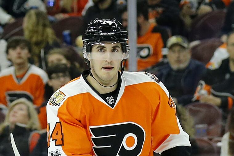 Flyers prospect Mike Vecchione.