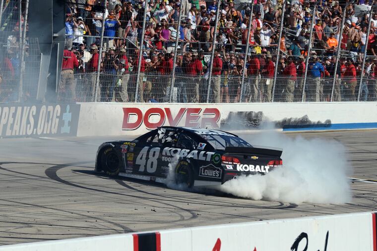 Jimmie Johnson hasn't won a Cup Series race since 2017. The last win was earned at Dover International Speedway .