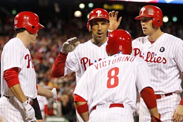 Charlie Manuel and the Phillies featured a number of different lineups this season. (Charles Fox/Staff Photographer)