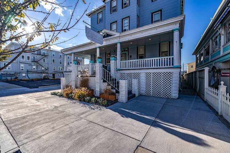 The Cove hotel in Ocean City is for sale for $5.5. million. It can also be purchased with the Blue Water Inn, pictured in the background, for $8.75 million.